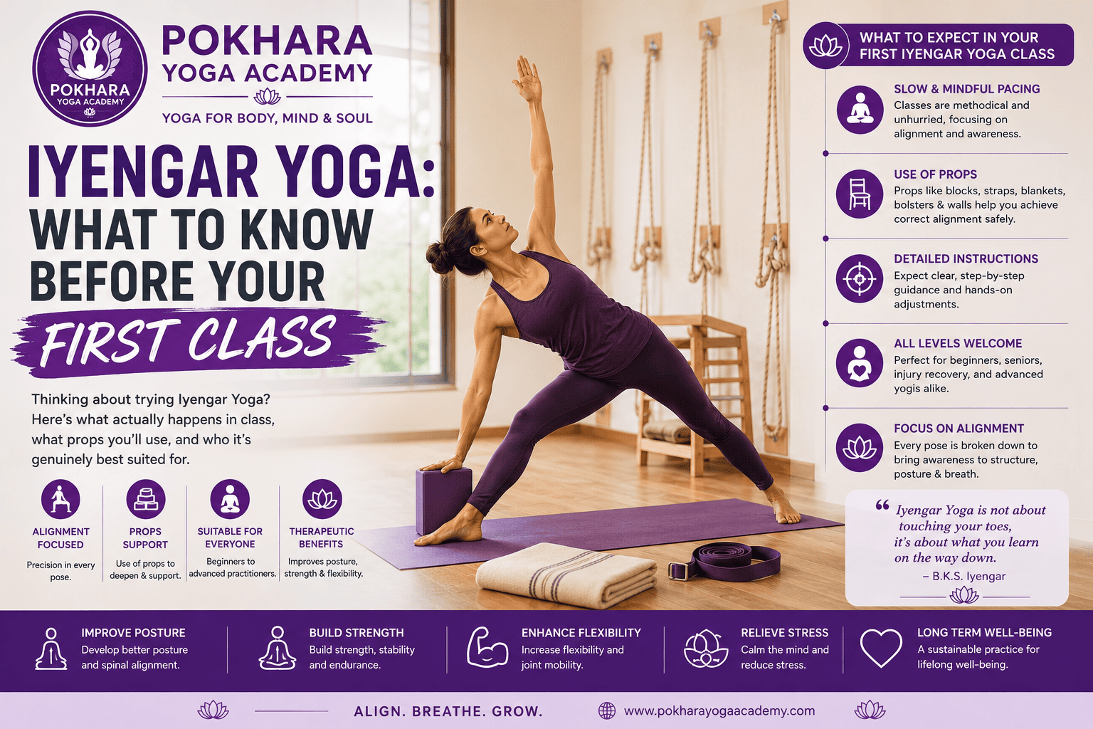 Iyengar Yoga for beginners