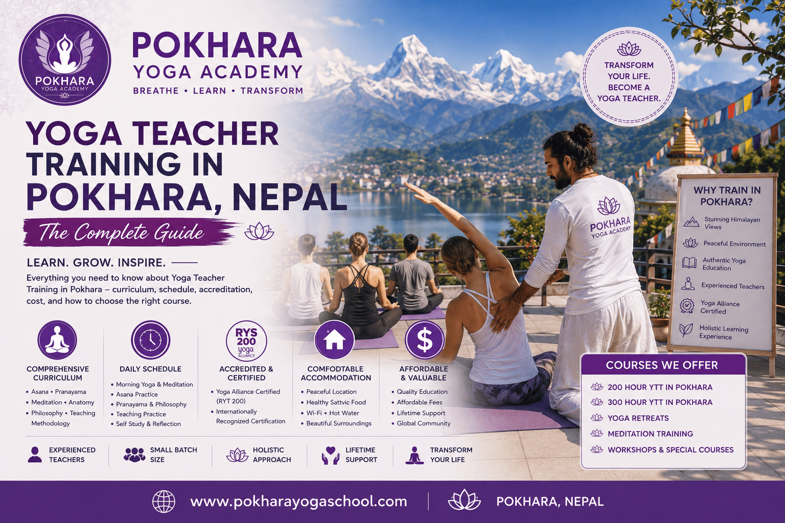 Yoga Teacher Training in Pokhara Nepal