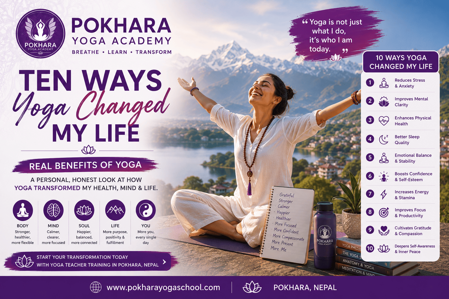 Ten Ways Yoga Changed My Life: Real Benefits of Yoga