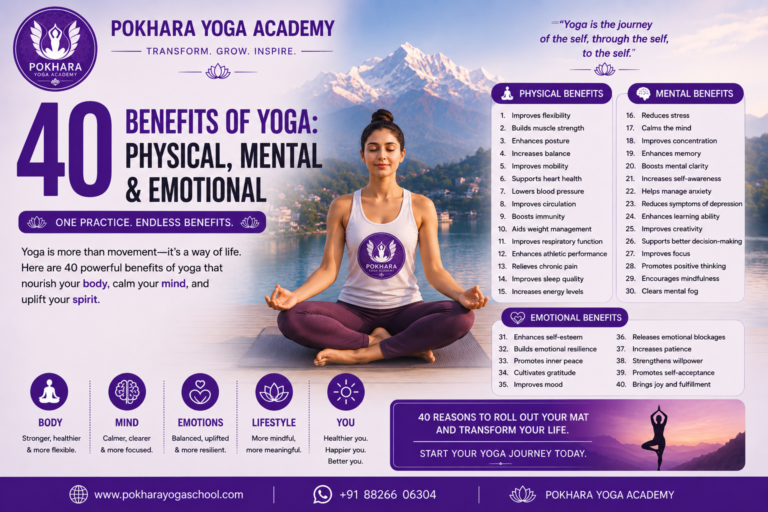 Benefits of Yoga - Pokhara Yoga Academy Benefits of Yoga - Pokhara Yoga Academy