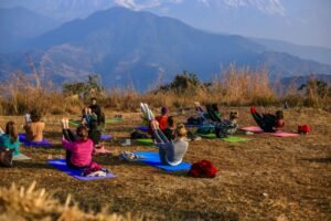 yoga teacher training Pokhara Fewa Lake